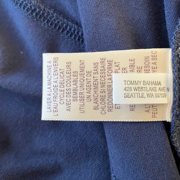 Tommy Bahama Deep Navy Long Open Front Cardigan Womens size S, NWOT - Picture 5 of 8